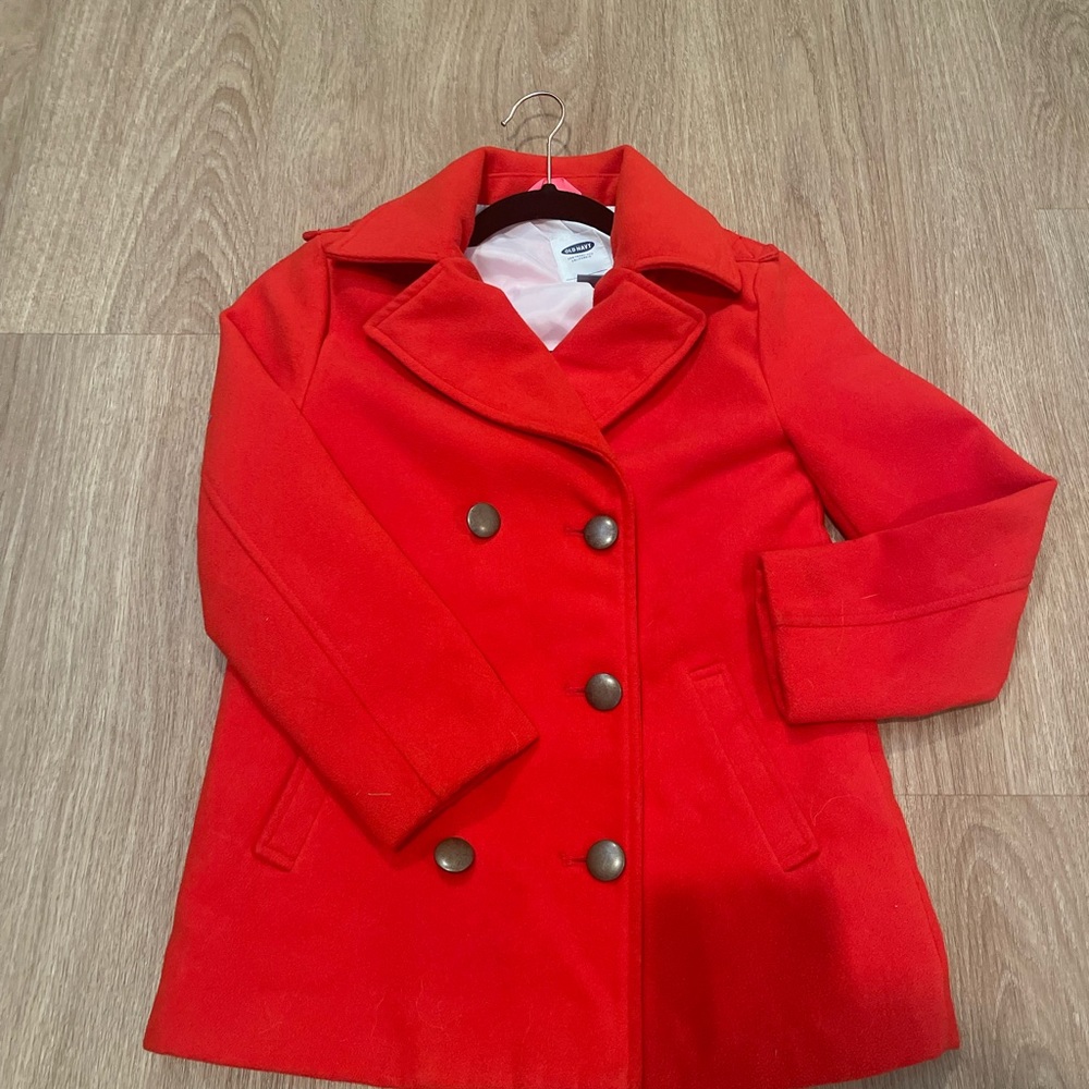 Old Navy little girls pea coat size 8